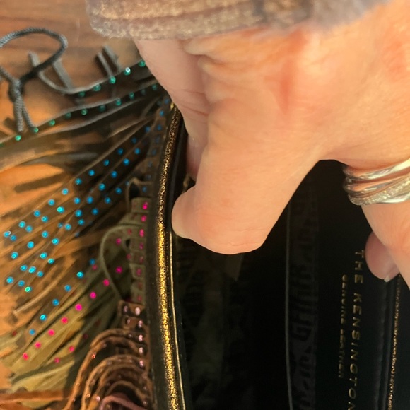 Kurt Geiger Multicolor Fringe Crossbody Bag - Picture 5 of 8